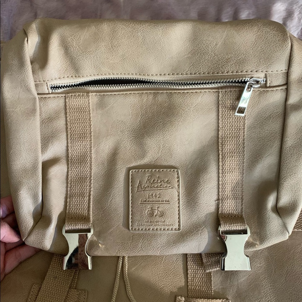 Faux leather backpack purchased in Japan